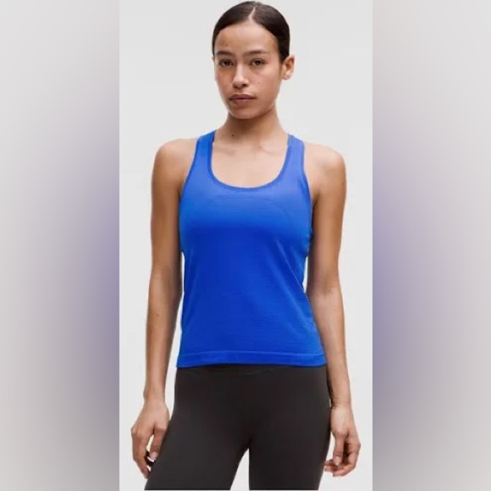 COPY - LULULEMON CERULEAN BLUE SWIFTLY TECH TANK